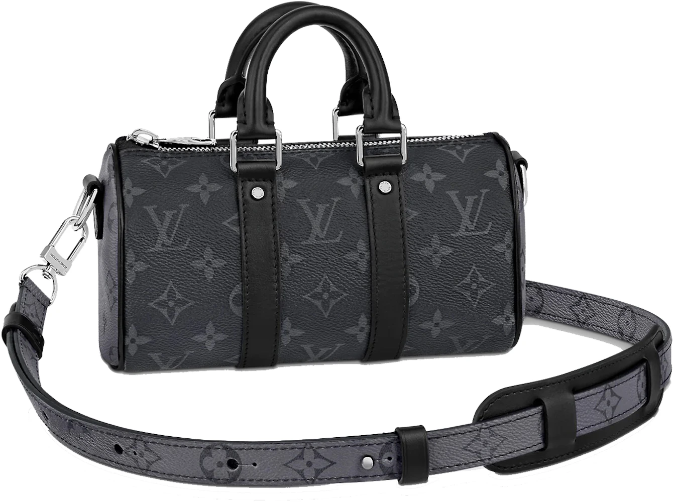 Louis Vuitton Keepall XS Monogram Eclipse Reverse Black in Coated  Canvas/Leather with Silver-tone - US