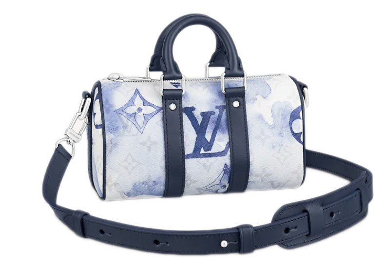 Louis Vuitton Keepall XS Monogram Watercolor Blue in Canvas with ...