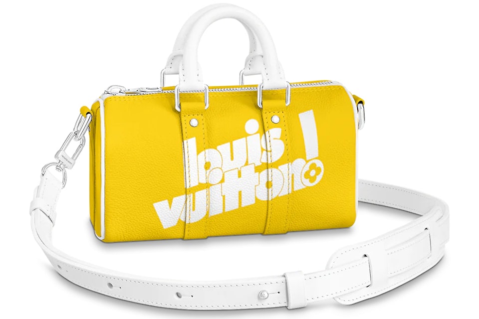 Louis Vuitton Keepall XS Monogram Yellow in Cowhide Leather - US