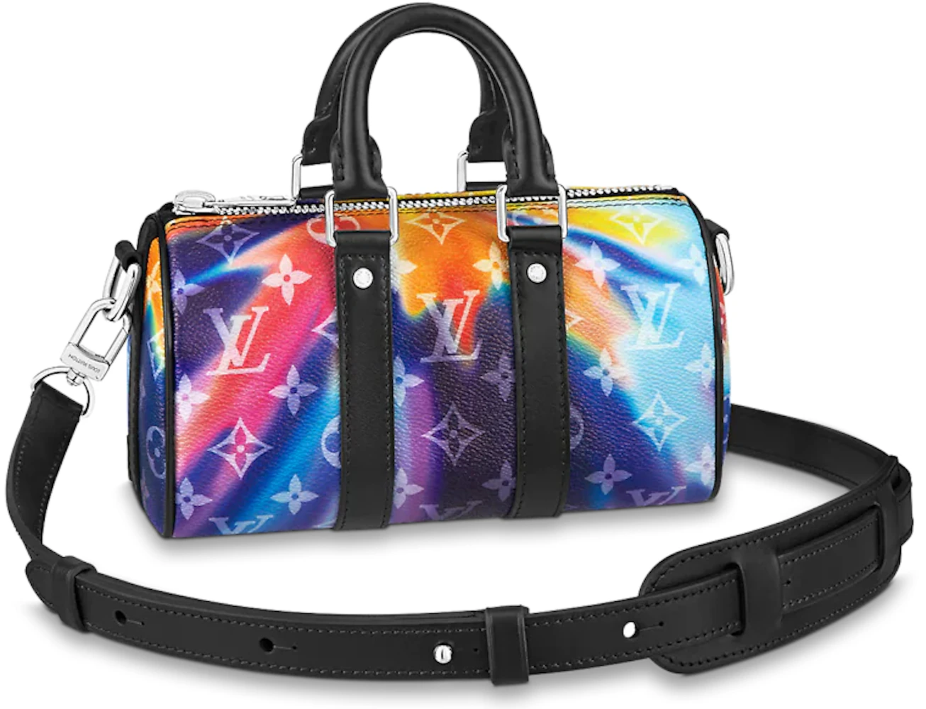 Louis Vuitton Keepall XS Sunset Monogram Multicolor in Coated Canvas with  Silver-tone - US