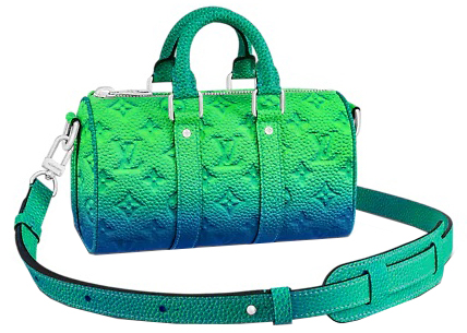Louis Vuitton Keepall XS Taurillon Illusion Blue/Green in Leather ...