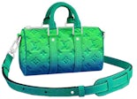 Keepall xs leather bag Louis Vuitton Green in Leather - 33848025