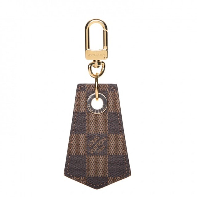 Louis Vuitton Key Pouch Damier Ebene in Coated Canvas with Brass