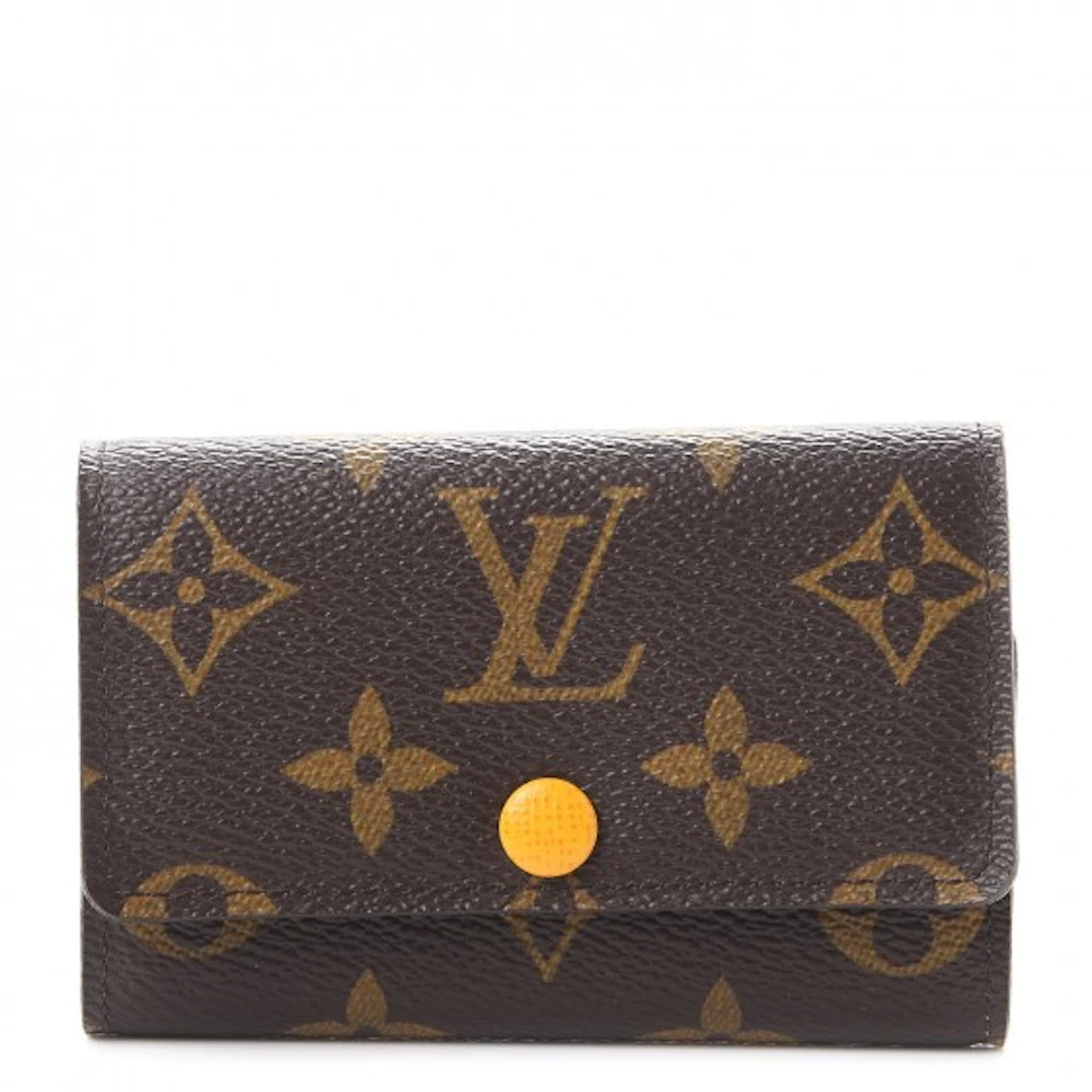 Louis Vuitton Key Holder Dragonne Monogram Brown in Toile Canvas