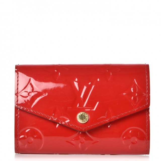 Louis Vuitton Key Pouch Monogram Vernis Rose Ballerine in Patent Leather  with Brass - US