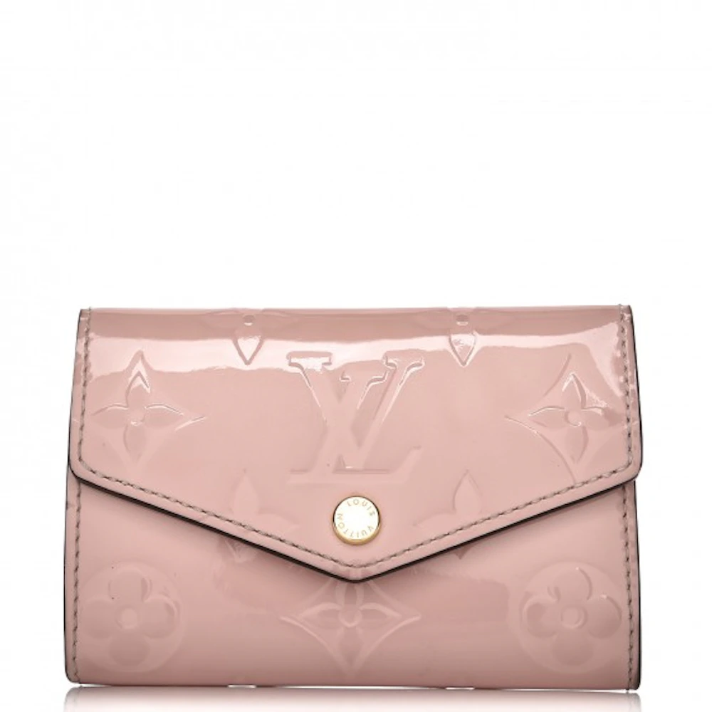Louis Vuitton Key Pouch Monogram Vernis Rose Ballerine in Patent Leather  with Brass - US