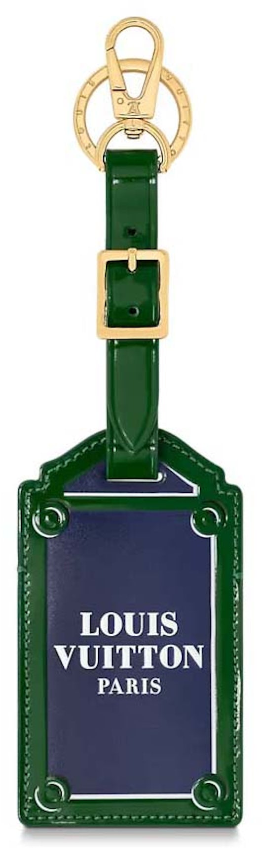 Louis Vuitton Key Holder Paname Porte Adresse Blue/Green in Calfskin  Leather with Gold-tone - US
