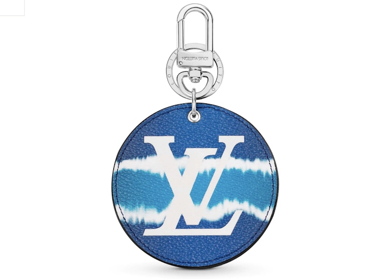 Louis Vuitton Key Holder and Bag Charm LV Escale Blue in Coated