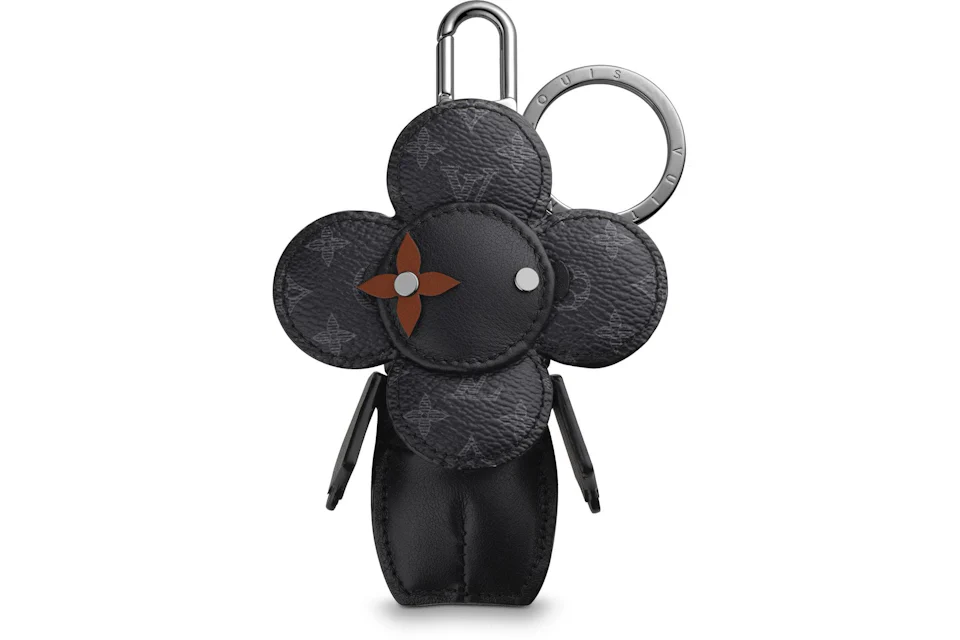 Louis Vuitton Key Holder and Bag Charm Monogram Vivienne Eclipse Black