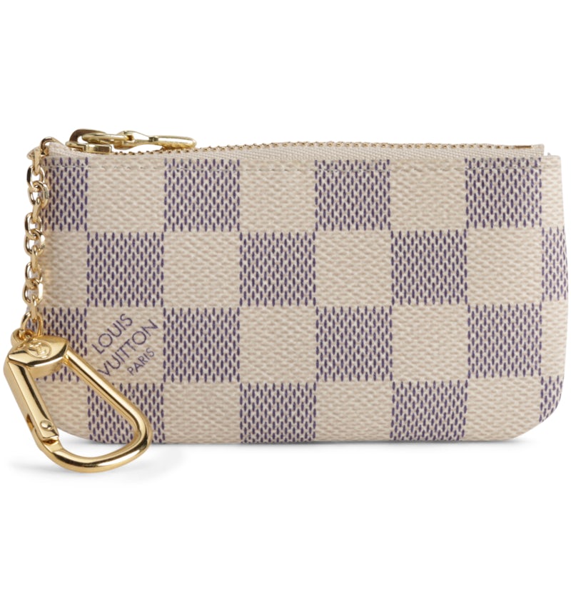 Vuitton Monogram Louis Vuitton White Keychain Wallet Louis Vuitton