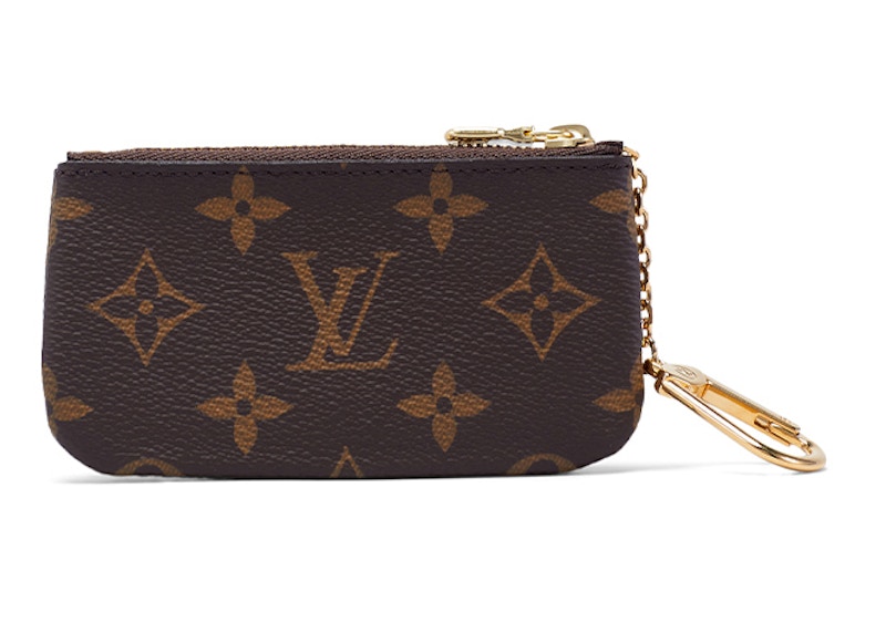 Louis Vuitton Key Pouch Monogram Brown in Coated Canvas with Gold