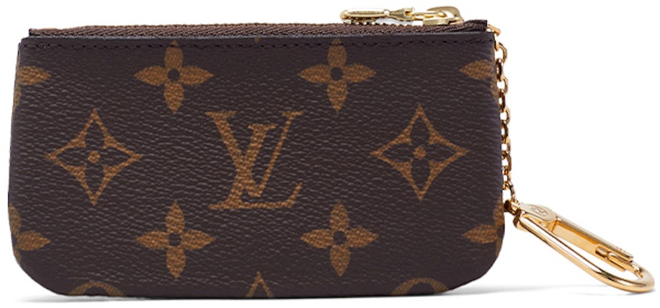 Louis Vuitton Key Pouch Monogram Brown in Coated Canvas with Gold