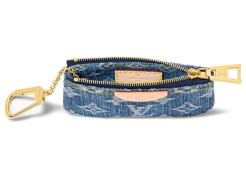 Louis vuitton key pouch monogram blue new arrivals