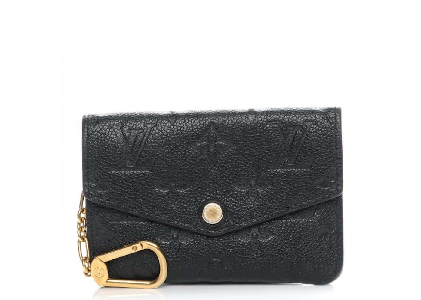 Louis Vuitton Key Pouch Monogram Empreinte Noir Black in Leather