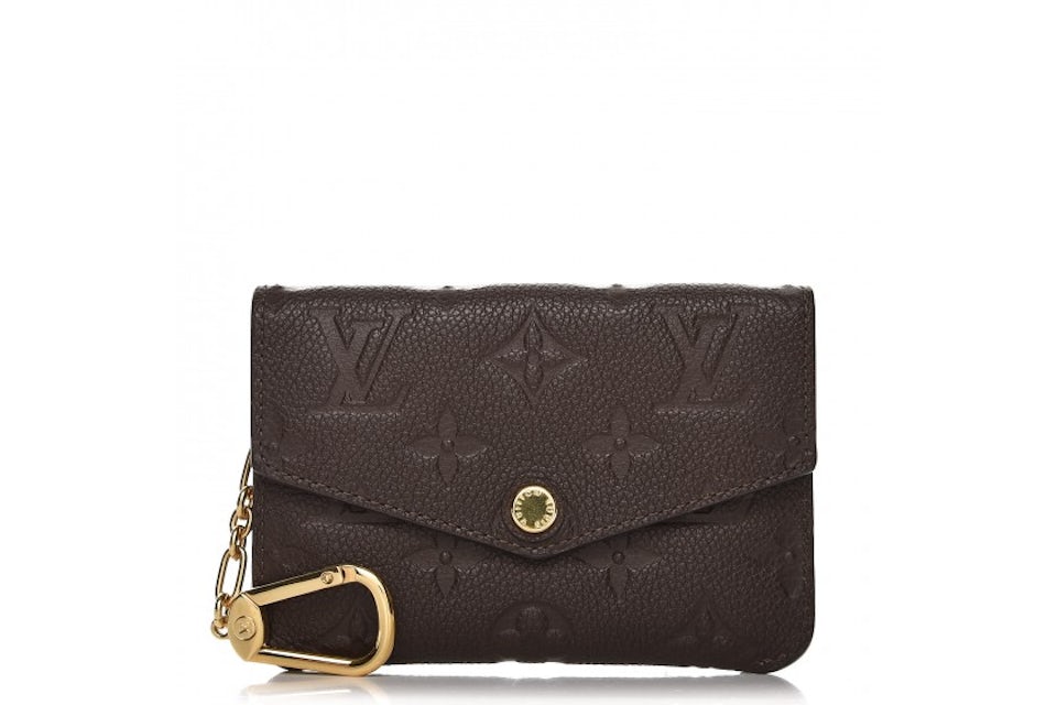 Louis Vuitton Key Pouch Monogram Empreinte Terre in Leather with