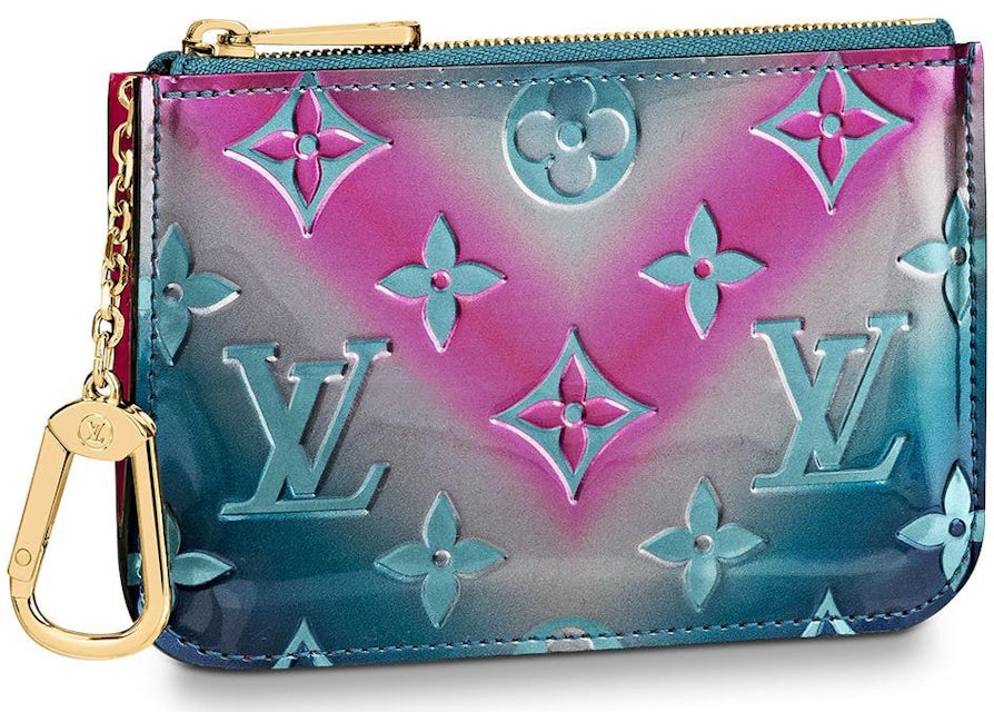 Louis Vuitton, Bags, Authentic Louis Vuitton Pink Vernise Leather Keychain  Wallet