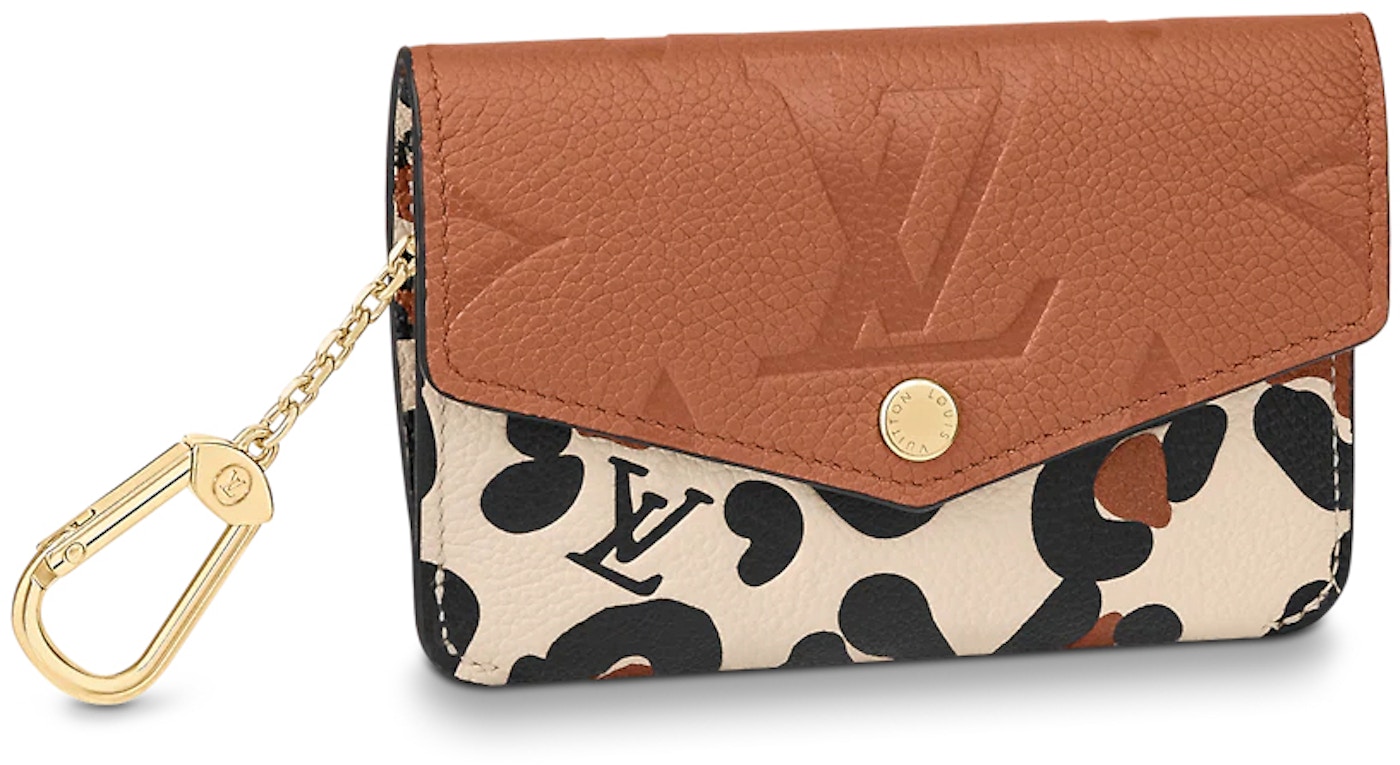 Vuitton Key Pouch Wild at Heart Caramel Cowhide Leather with Gold-tone