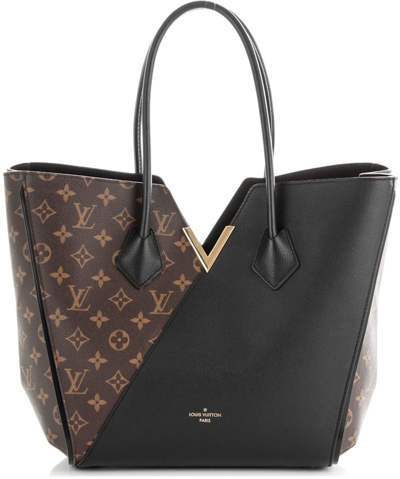 louis vuitton purse half black