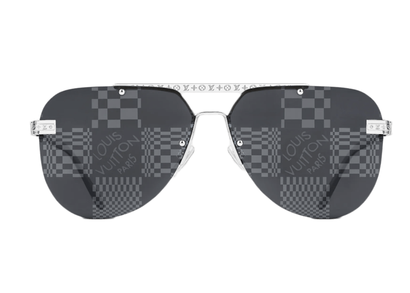 Louis Vuitton LV Ash Sunglasses Silver Men's SS21 US