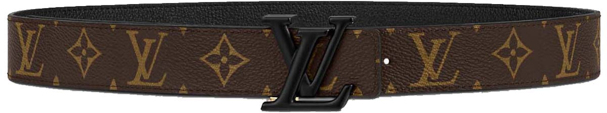 Louis Vuitton LV Mirror 35MM Reversible Belt Black/Brown in
