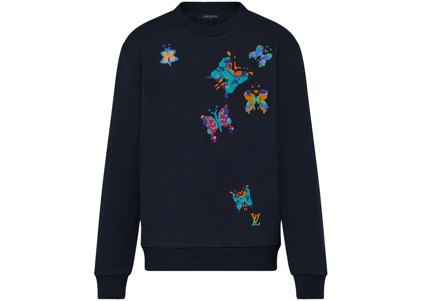 Louis Vuitton LV Butterflies Crewneck Sweatshirt Total Eclipse