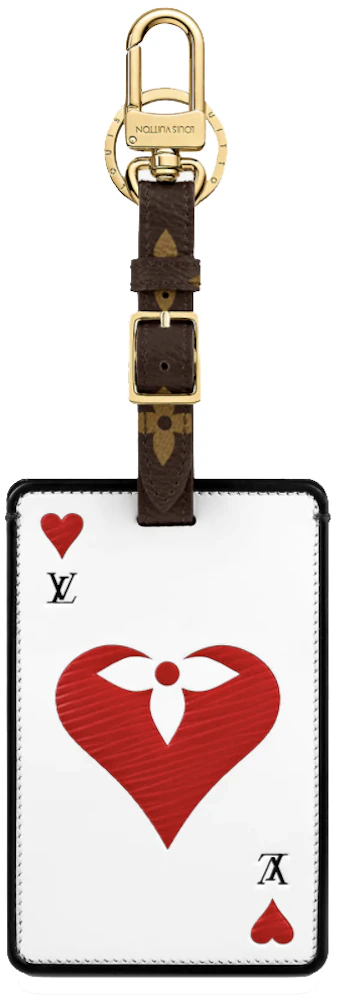 Louis Vuitton LV Card Luggage Tag Game On Monogram in Coated