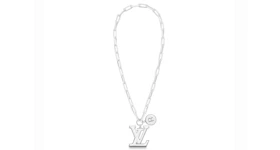 Louis Vuitton LV Chain Links Necklace White