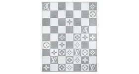 Louis Vuitton LV Checkmate Blanket Grey