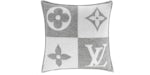 Cojín Louis Vuitton LV Checkmate Gris