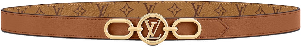Louis Vuitton LV Circle Prime 20 MM Reversible Belt Tan for Women