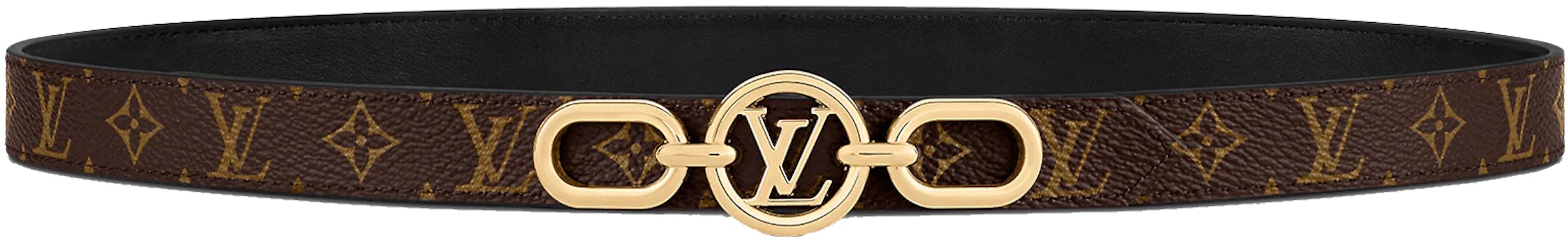 Louis Vuitton LV Sunset Reversible Belt Monogram 40MM Black in Canvas/ Leather with Gradient Red/Black - US