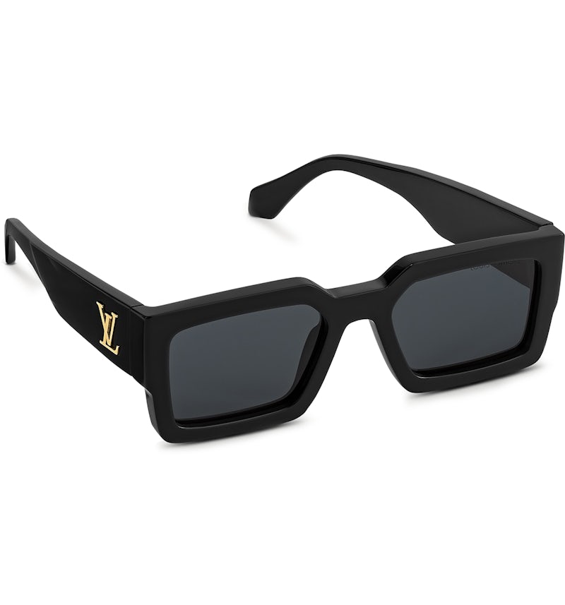 Sonnenbrille Louis Vuitton LV Clash eckig schwarz/Gold (Z1579E