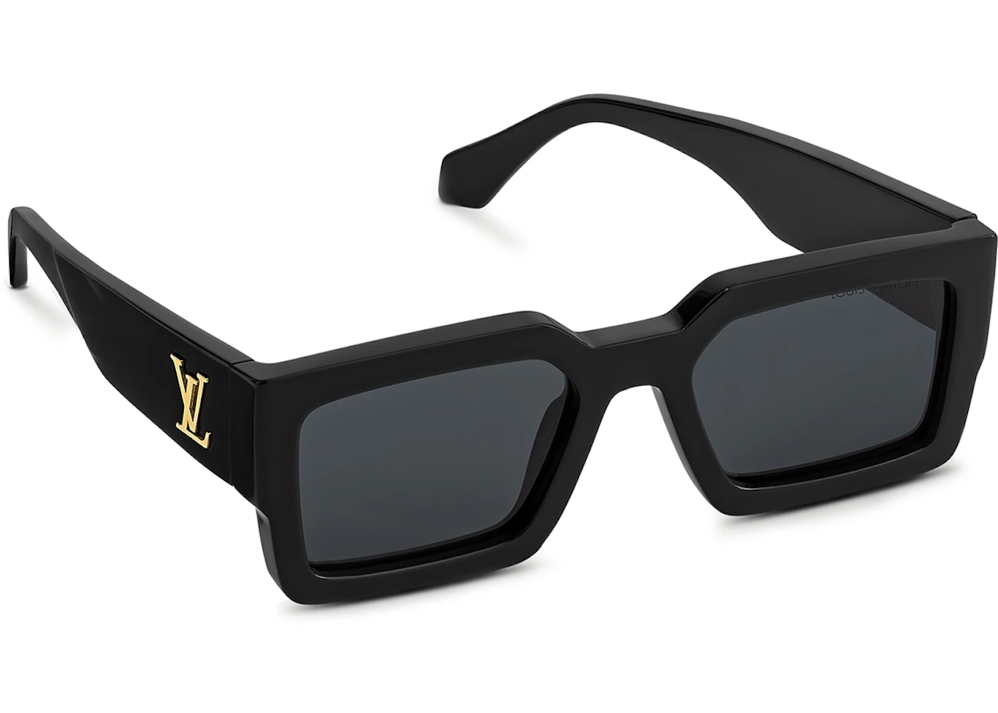 Sonnenbrille Louis Vuitton LV Clash eckig schwarz/Gold (Z1579E