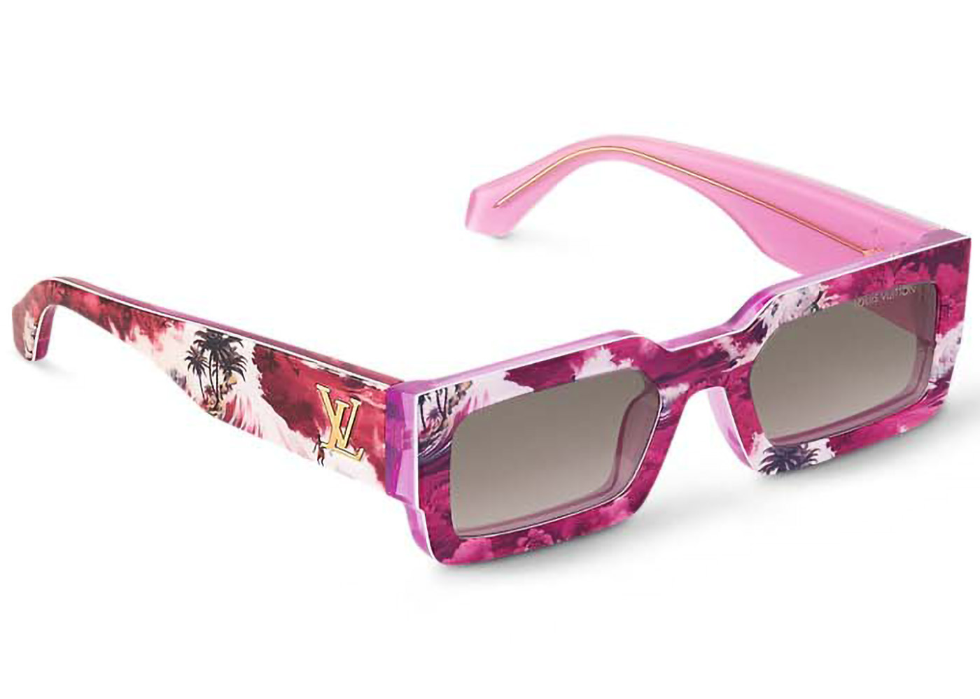 Louis Vuitton LV Clash Surfin' Monogram Sunglasses Pink (Z2201W/E)