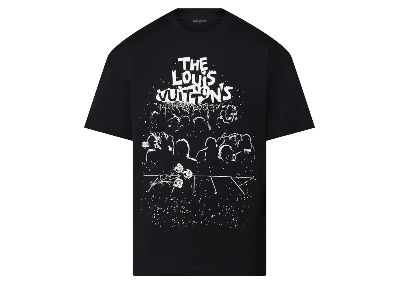 Louis Vuitton LV Concert Print T-shirt Black Men's - Pre-SS23 - US