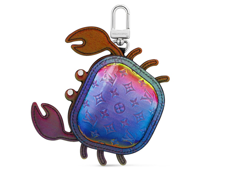 Louis Vuitton LV Crab Bag Charm Multicolor in Canvas with Louis Vuitton LV Crab Bag Charm Multicolor in Canvas with