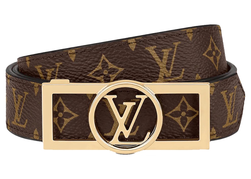 Louis Vuitton LV Dauphine 25MM Reversible Belt Arizona Beige in