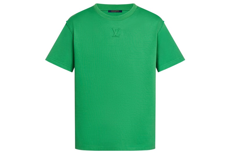 Louis Vuitton LV Debossed Tee Green Men's - FW21 - US