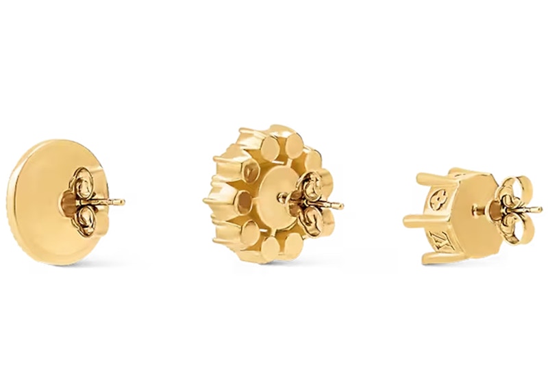 Louis Vuitton LV Dynasty Set of 3 Earrings Gold in Brass/Glass Pearls