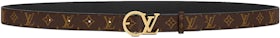 Louis Vuitton Unisex LV Iconic 30mm Reversible Belt Monogram Empreinte Calf  Leather - LULUX