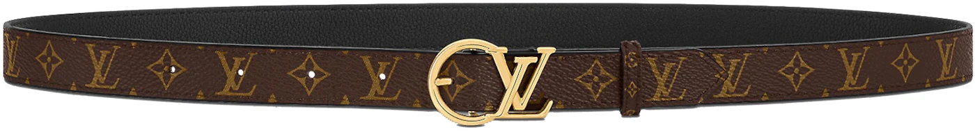 Louis Vuitton LV Circle Prime 20mm Reversible Belt Monogram Reverse Tan