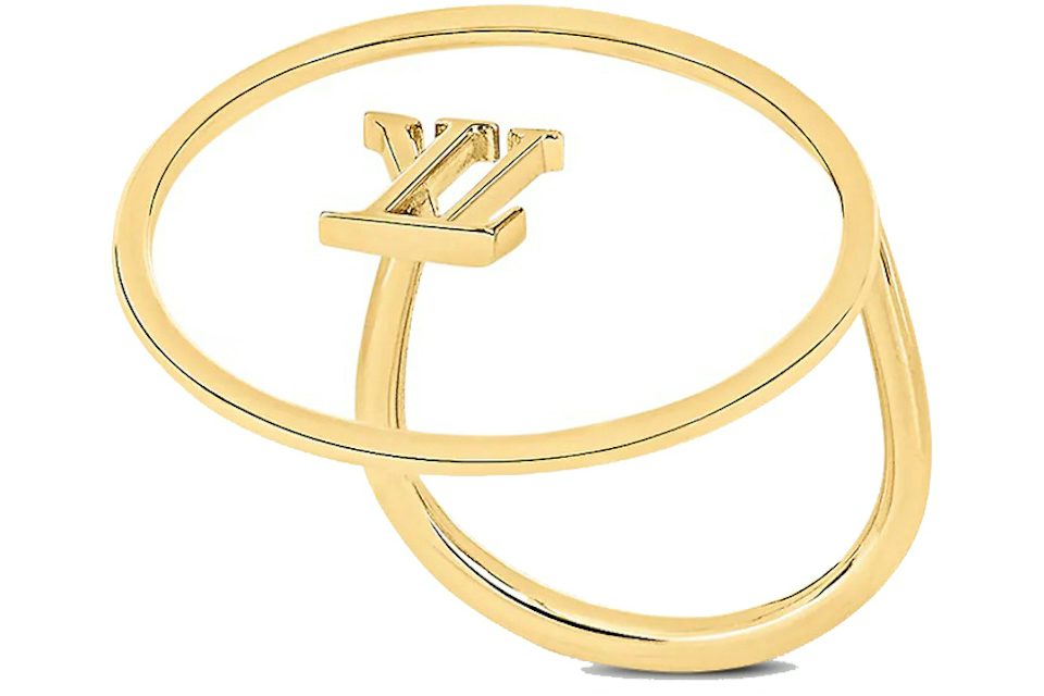 Louis Vuitton LV Eclipse Bague Gold in Gold Metal - US