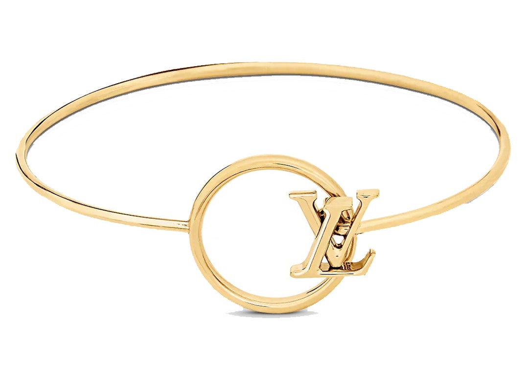 Pre-owned Louis Vuitton Lv Eclipse Bracelet Gold