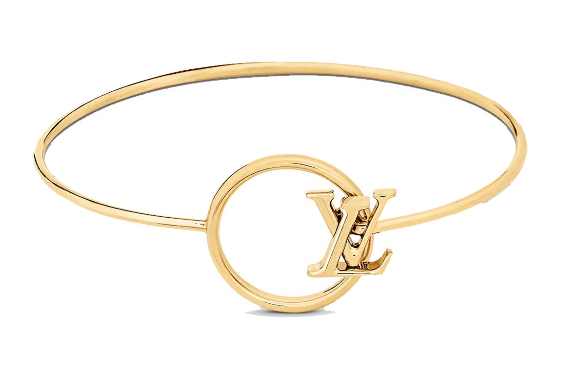 Pre-owned Louis Vuitton Lv Eclipse Bracelet Gold