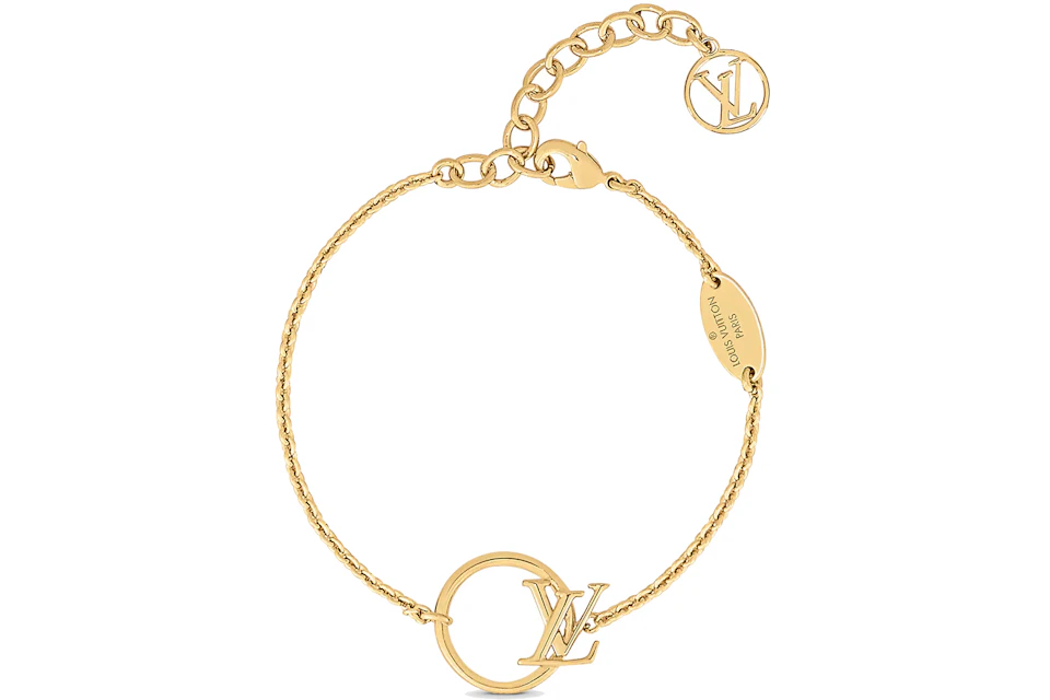 Louis Vuitton LV Eclipse Initials Bracelet Gold