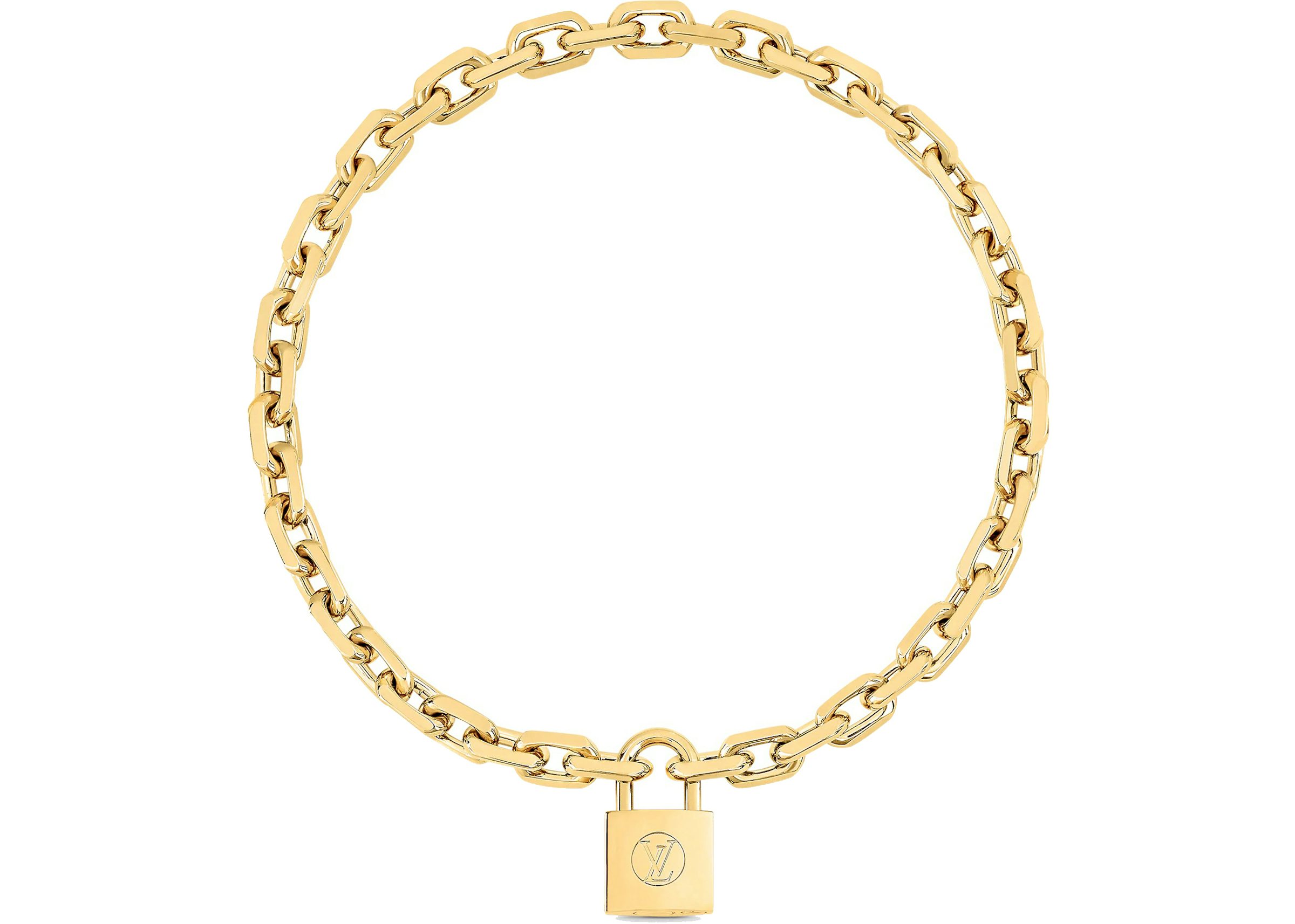 Louis Vuitton LV x YK LV Edge Painted Dots Necklace, Gold, One Size