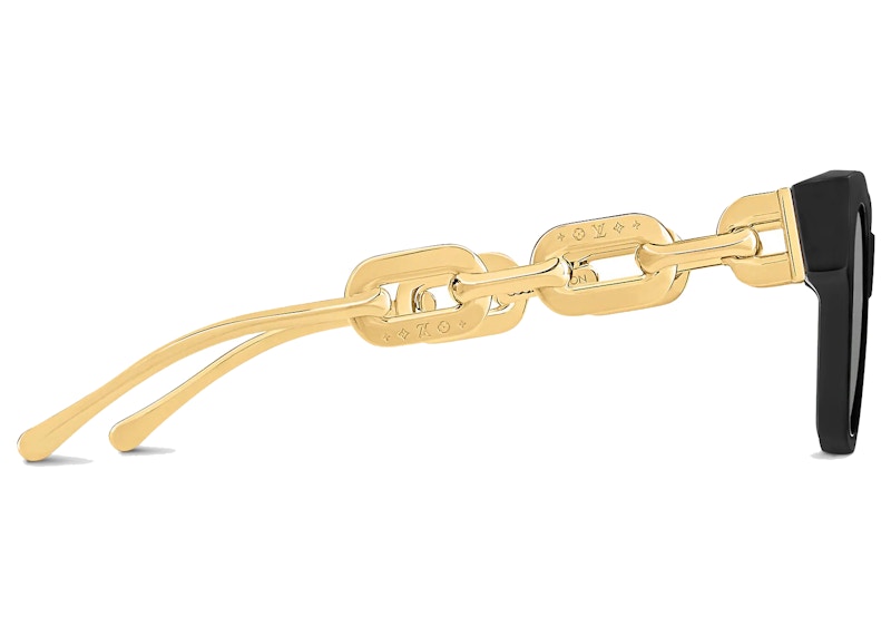 Louis Vuitton LV Edge Cat Eye Sunglasses Black/Gold (Z1631W/Z1631E) in