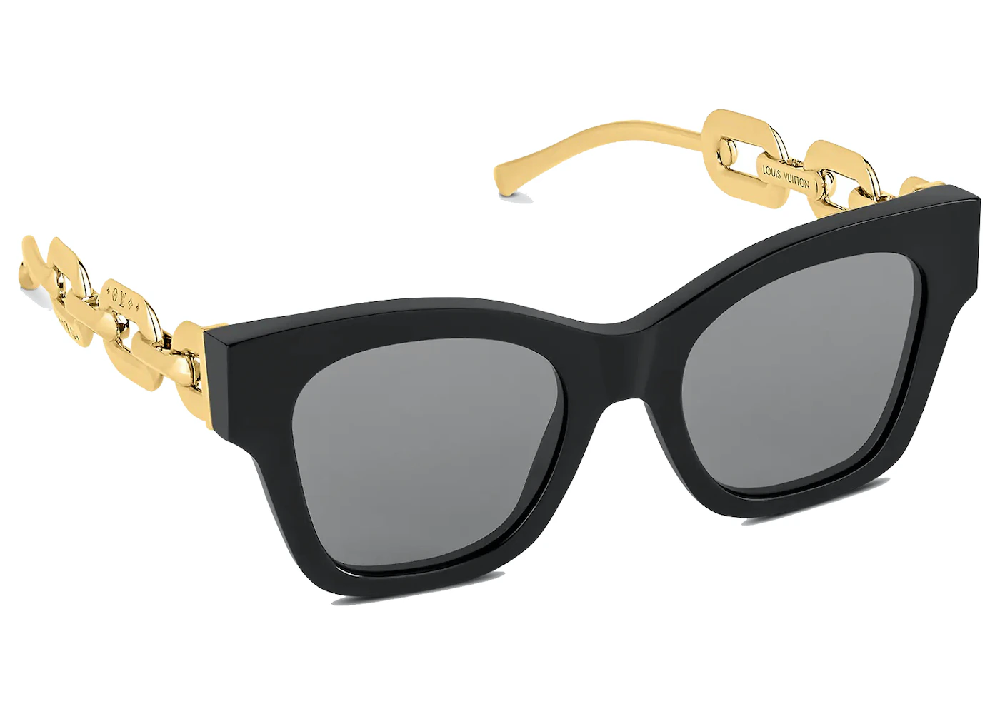 LOUIS VUITTON LV Golden Mask Sunglasses Gold Metal. Size U
