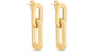 Louis Vuitton Pendientes Doble LV Edge Dorado