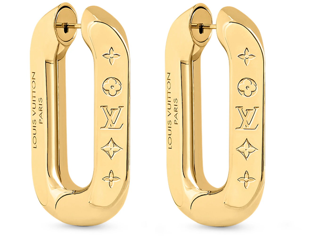Earrings Louis Vuitton Gold in Steel - 29562652